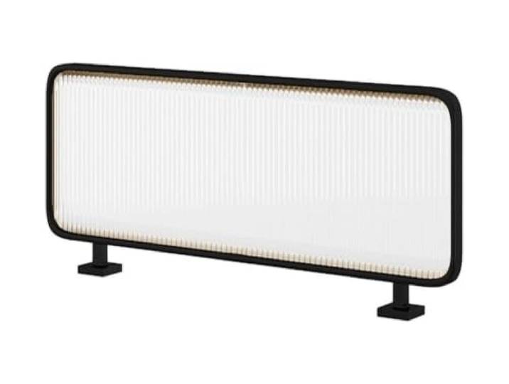 SZzepquvd Sichtschutzplatte aus Eisen Mehrfarbige, mehrere Größen for Esszimmer und Büro: Raumteiler(Gold,40x140cm/15.74x55.11in)