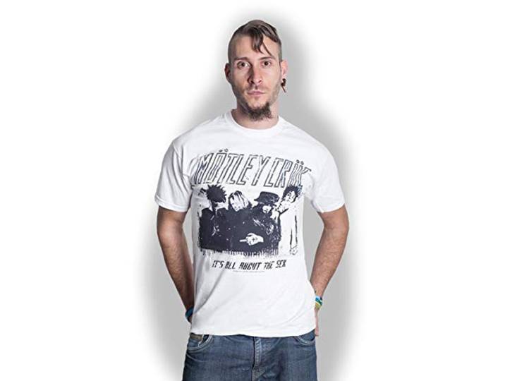 T-Shirt # M White Unisex # Stencil