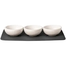 DIPSCHÄLCHEN SET NewMoon schwarz-weiß