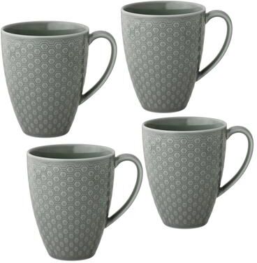 Noritake Kikko Set of 4 Mugs, 16 oz.