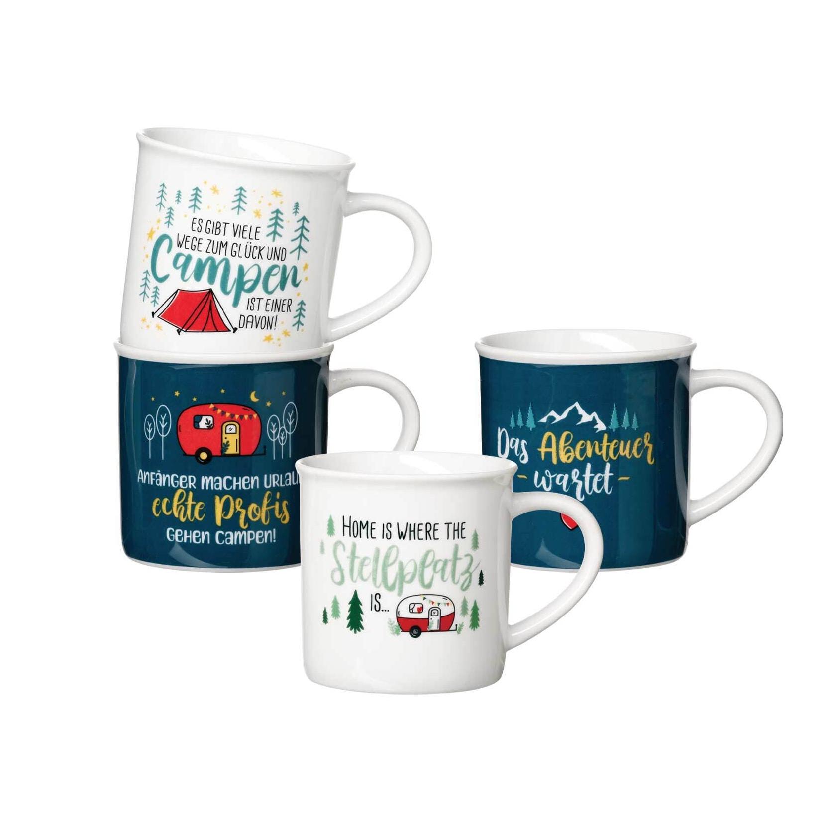 Ritzenhoff & Breker Kaffeebecher-Set Camping 360 ml 4-tlg.