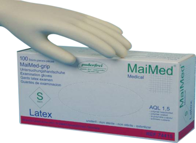 MaiMed GmbH MAIMED grip PF Unt.Handsch.unster.Latex Gr.XL 100 St 03307437