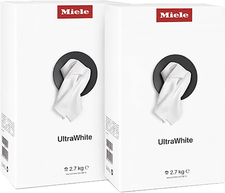 Accesorio lavadora - Miele Set UltraWhite, Detergente en polvo, 2x 2.7kg, Blanco