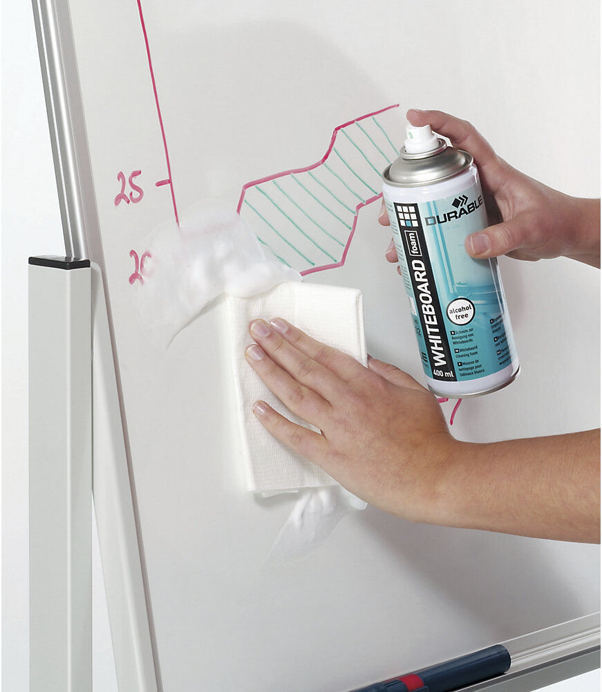 Reinigungsschaum für Whiteboard, VE 12 Dosen à 400 ml, FKW-frei DURABLE