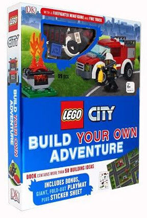 DK LEGO City Build Your Own Adventure by LEGO – Book with Minifigure & Exclusive Model