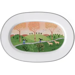 Villeroy & Boch, Serviergeschirr, Platte oval Design Naif