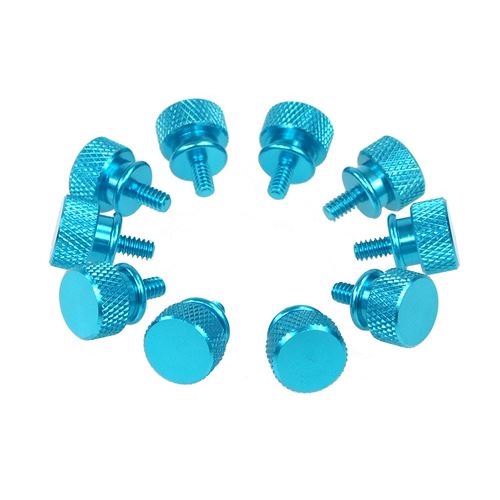 Aquatuning Thumbscrews Gehäuse blau Bigpack (10 Stück)
