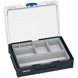 Tanos Sortimentskasten Systainer³ Organizer M 89, 83500006, 39,6x8,9x29,6cm, Kunststoff, 6 Fächer