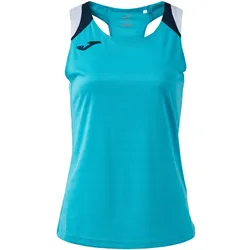 JOMA Terra Danubio Tennis-Tanktop Damen 013 - fluortürkis/marineblau S