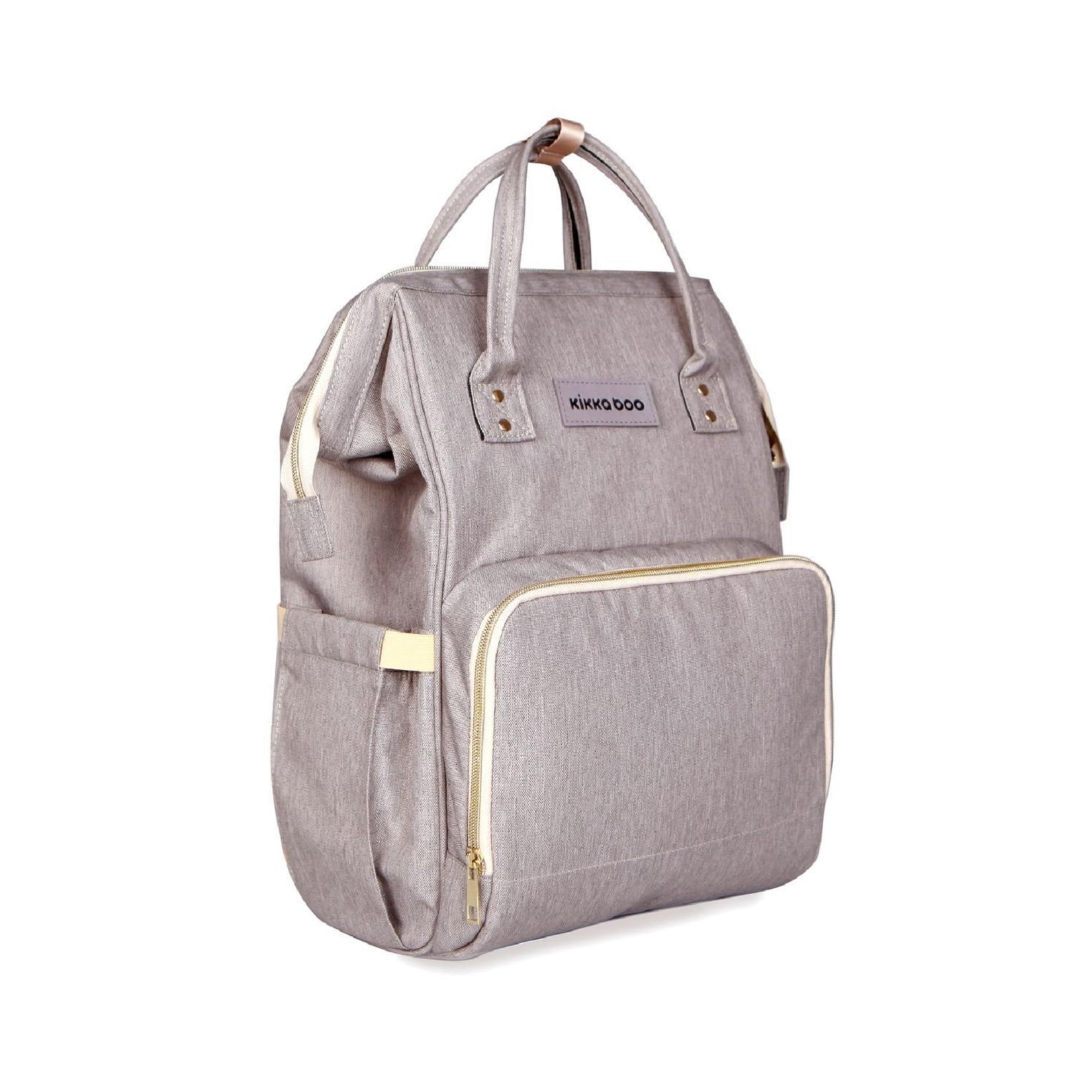 Kikkaboo Wickeltasche Siena, Rucksack, Wickelunterlage, Grifflänge einstellbar beige