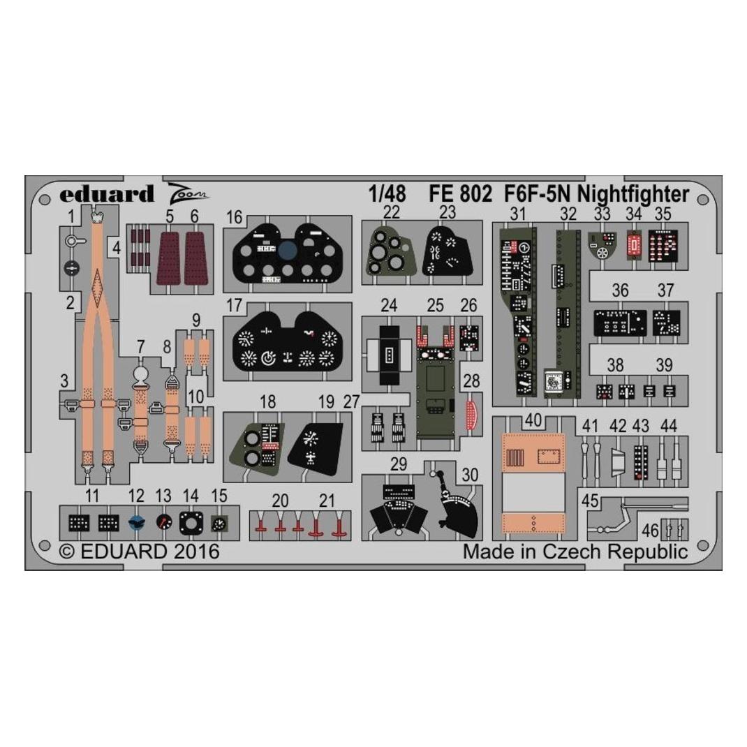 Eduard F6F-5N Nightfighter for (FE802)