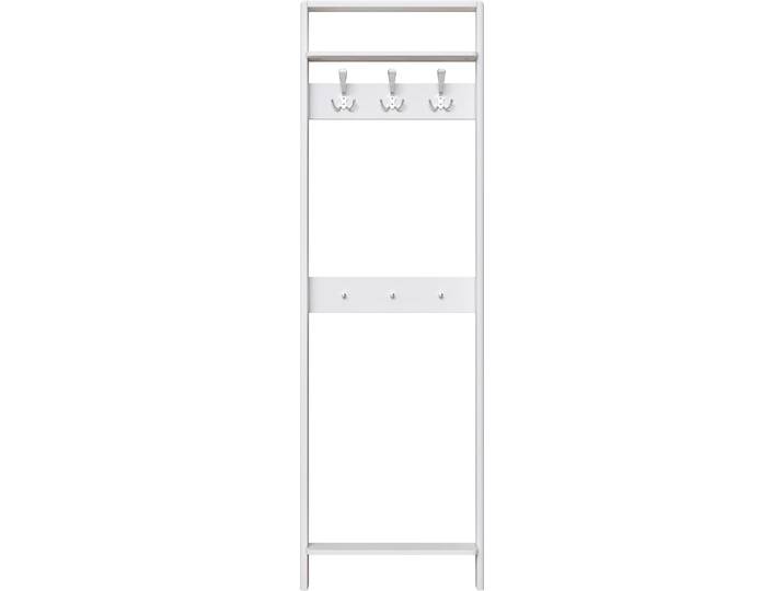 Garderobenpaneel GOODPRODUCT Luven , weiss (weiß), B:60cm H:192cm T:12cm, Massivholz, Garderobenpaneele, Garderobenpaneel, FSC zertifiziertes Massivholz