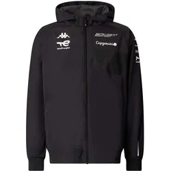 Kappa, Herren, Velojacke, Veste Peugeot Sport Asteozip (L), Schwarz, L