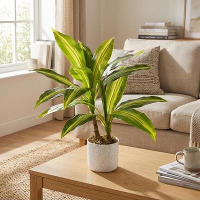 YUN "19.69"" Artificial Lemon Plant, Faux Greenery for Indoor Outdoor Decor"