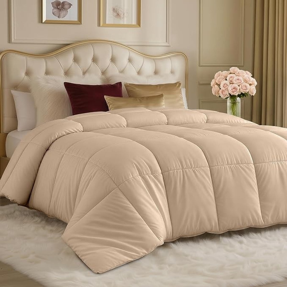Zelora All Season Dekbed Queen - Beige - 250 g/m² - Microfibre