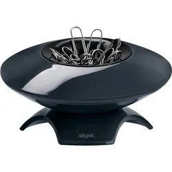 sigel Schreibtisch-Serie eyestyle®, Klammerspender, dunkelgrau