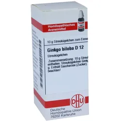 Ginkgo Biloba D 12 Globuli 10 g