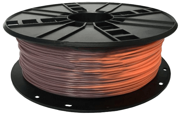 Ampertec 3D-Filament ABS Temperatur-Farbwechsel lila-pink 1.75mm 1000g Spule 3DABS1000FLP1AM