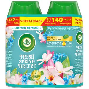 Airwick Raumduft Freshmatic Max, Duo, 2x 250 ml, Nachfüller, Doppelpack, Fresh Spring Breeze