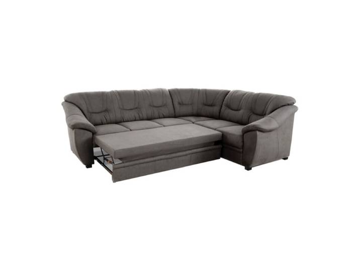 Polsteria Savona Ecksofa - Flachgewebe Euphoria 14 schlamm - Schlaffunktion - rechts Schlaffunktion Modern