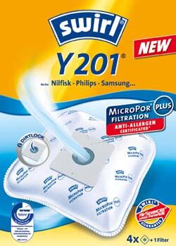 swirl® MicroPor Filtration Staubsaugerbeutel, Y 201 876224