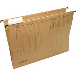 Soennecken, Mappe, Hängetaschen chamois seitl. Frösche Sichtreiter Karton 25 Taschen (A4, 25x)