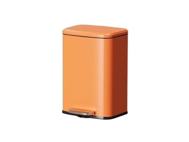 Badezimmer Fußbetriebene Mülleimer for Badezimmer Und Büros(Orange)