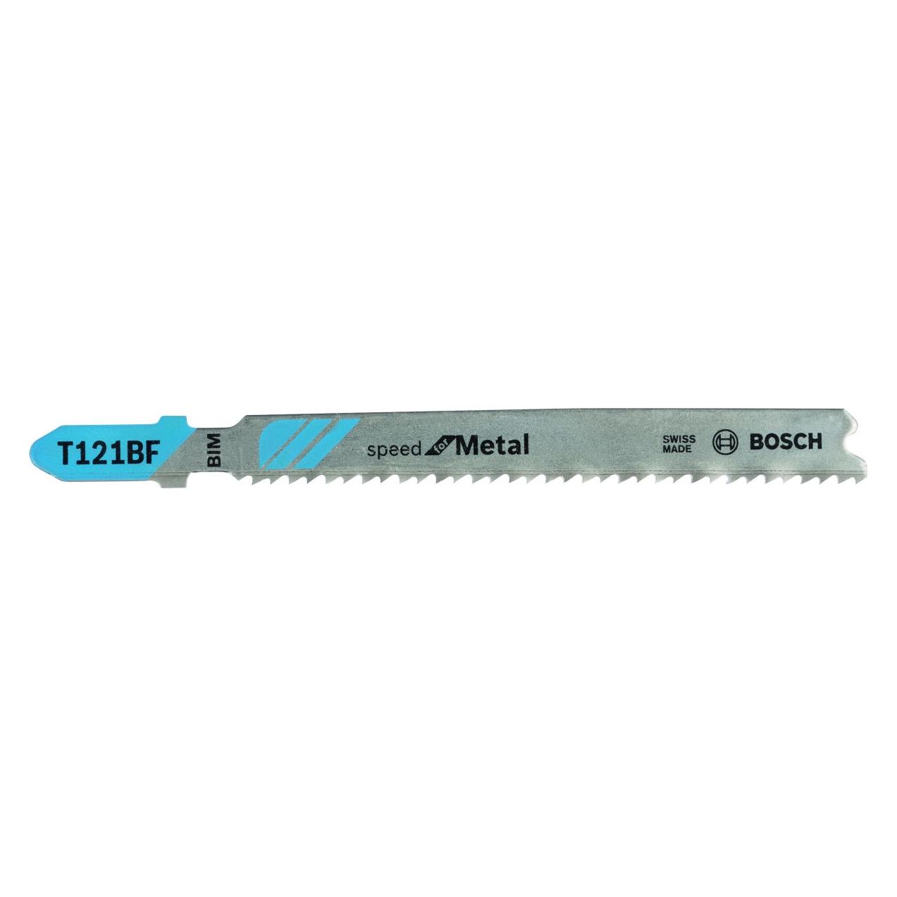 Bosch Professional Zubehör PRO Metal thick T121BFC Stichsägeblatt, 92 mm, 5-tlg. (2608655110)