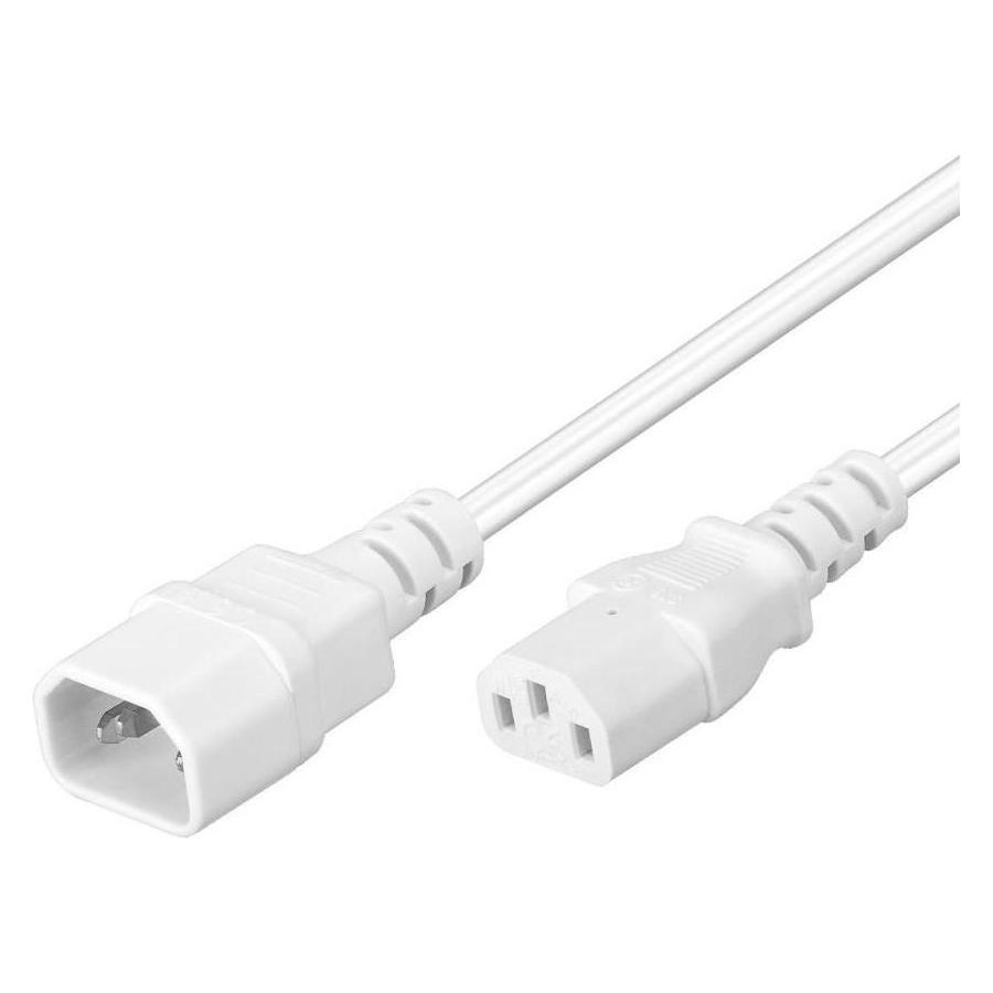 PremiumCord Prodlužovací kabel síÅ¥, C13-C14, bílý (3 m) (KPS3W)