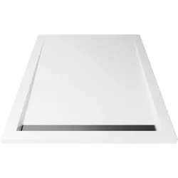 Breuer  Duschwanne  Classic  Line  extra  flach  -  Ablaufrinne  schmal  -  Rechteckduschwanne