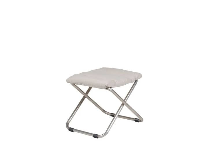 Fiam Tabouret Chico Soft Beige-support en aluminium