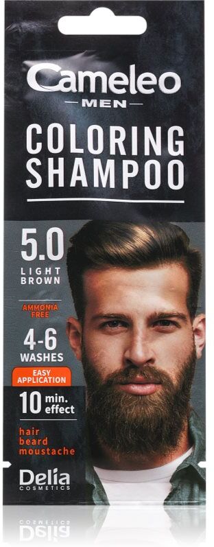 Delia Cosmetics Cameleo Coloring Shampoo shampoing colorant pour cheveux pour homme 15 ml