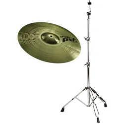 Paiste PST 3 16" Crash + Beckenständer gerade Set