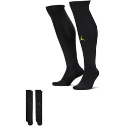 NIKE Brasilien Vaporfast Auswärts-Stutzenstrümpfe 011 - black/tour yellow 38-42