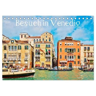 Besuch in Venedig (Tischkalender 2027 DIN A5 quer), CALVENDO Monatskalender