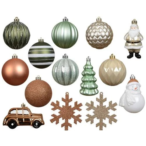 Decoris onbreekbare kerstballen