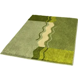 Kleine Wolke Badteppich Vanessa Palme 55 cm x 55 cm WC-Vorleger mit Ausschnitt