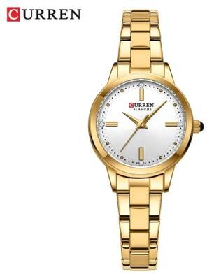 Uplift Essentials Dazzling Diamond Roman Dial Watch Fashionable Luxury Waterproof Quartz Timepiece With Luminous Hands For Women gold White