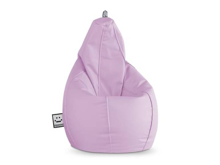 Happers Sitzsack Birne aus Kunstleder Indoor Lavendel XXL