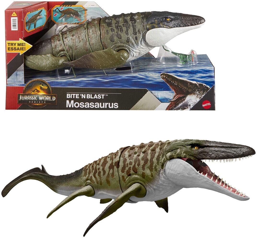 Mattel Figura Mosasauros Dino Jurassic World .