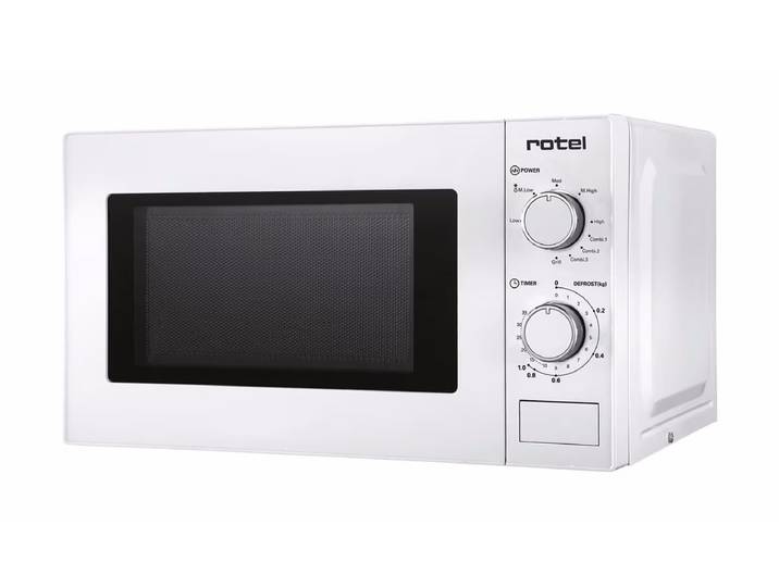 Rotel Microwave Oven 1574CH Mikrowelle mit Grill – weiss