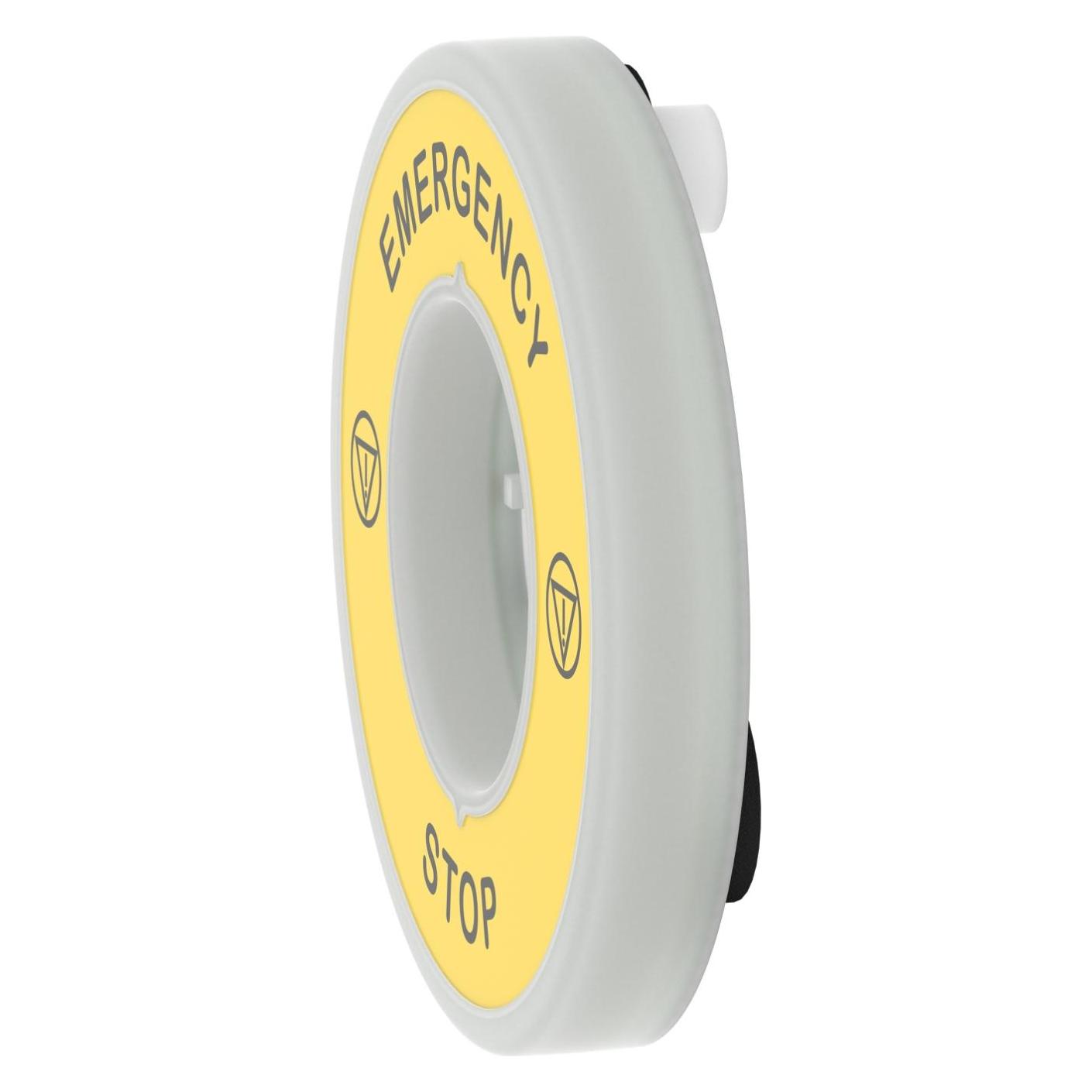 Schneider Electric Beleuchtbares Schild für Not-Aus/Not-Halt EMERGENCY STOP (Diverse) (ZBY9W3B330)