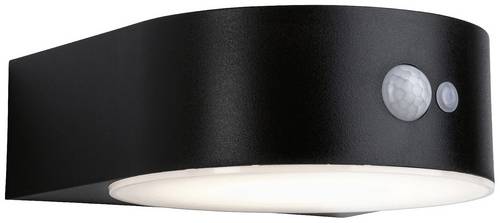 Paulmann 94570 Eileen Solar-Wandlampe 5.5W Warmweiß Schwarz