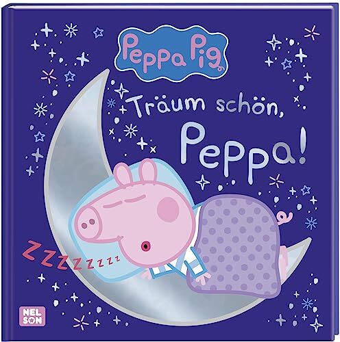 Peppa Pig: Träum schön, Peppa!: Bilderbuch mit glänzender Folie auf dem Cover Für Kita-Kinder - Preis vom 19.10.2026 19:33:35 h