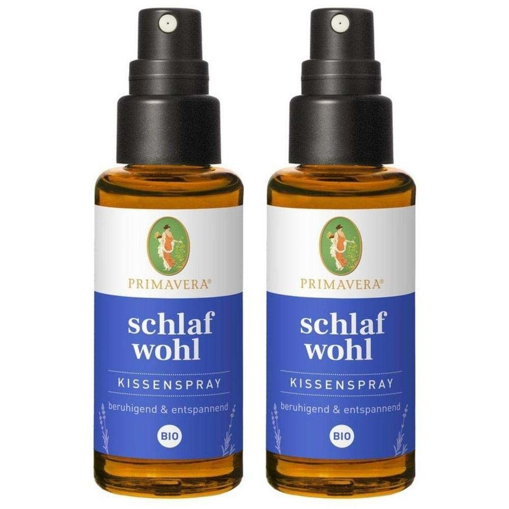 Schlafwohl Kissenspray Bio 2x 2x30 ml Ätherisches Öl