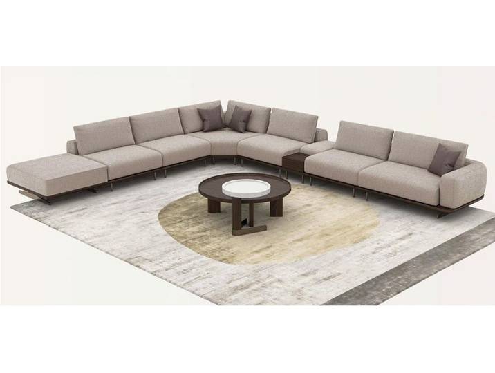 JVmoebel Ecksofa L-Form Sofa Modern Ecksofa Couchtisch Polstercouch Wohnzimmer, 2 Teile