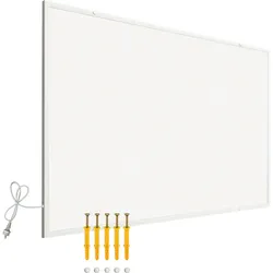 Wiltec Infrarotheizung 520W Heizpaneel IR Heizung Elektroheizung Effizient, Heizkörper, Weiss