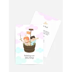 Einladungen zum Geburtstag  selbst gestalten mit Spruch und Fotos im Onlinedesigner bei Meine-Kartenmanufaktur.de