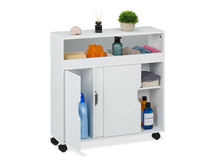 Relaxdays Nischenschrank mit offenen Ablagen