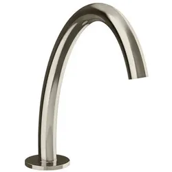 Gessi Origini Waschtisch Auslauf, mittlere Version für separaten Einhebelmischer-Sensor, Ausladung 186mm, 66021720, Farbe: Nickel PVD